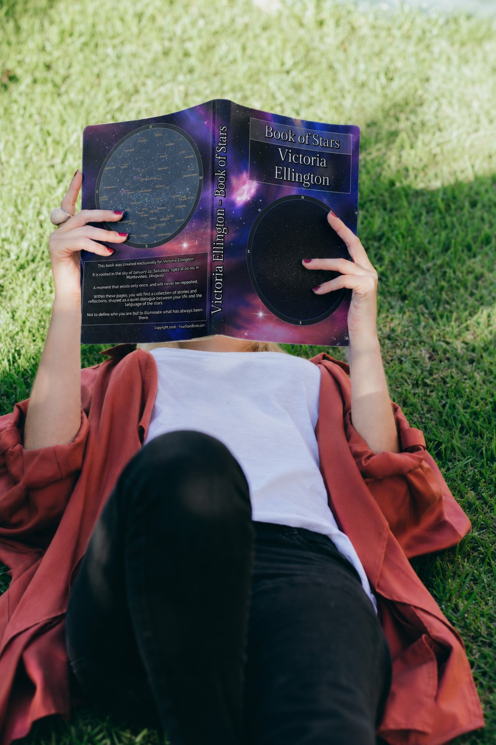 Premium hardcover personalized self-discovery book